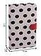 Записная книжка А6+ 96 листов "Charm" в горошек - фото 2