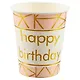Набор бумажных стаканов Happy birthday на розовом фоне (6 шт) (12-01582-G1) - фото 2
