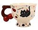 Кружка Cherry Cat Котик с вишней (керамика) (360мл) (12-6641-202604-05) - фото 2