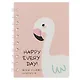 Записная книжка «Nice flamingo» А6, 50 листов в линейку, спираль - фото 1