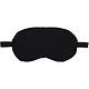 Маска для сна черная (текстиль) (пакет) - фото 1
