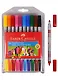 Фломастеры Faber-Castell, двухсторонние смываемые 10 цветов - фото 2