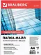 Папка-вкладыш А4 100шт перфорированные, гладкие, 45мкм, BRAUBERG - фото 1