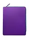 Папка для тетрадей А5 "Фиолетовая" на молнии с 2-х сторон, силикон, Феникс+ - фото 1