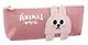 Пенал на молнии с лапками Animal World  (ПВХ) (23,5х8) - фото 2