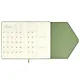 Ежедневник недат. А5 160л "Наппа экстра" оливковый, иск.кожа, тв.переплет, блинт.тиснение, офсет, ляссе - фото 7
