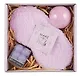 Подарочный набор Lavender Dream (свеча, бомбочка, маска для сна, открытка) (18х17) (12-Guangfa-P8) - фото 2