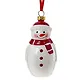 Украшение новогоднее подвесное Снеговик (5х5х10) - фото 1
