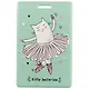 Чехол для карточек Kitty ballerina зеленый (ДК2017-130) - фото 1