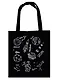 Сумка-шоппер Космос черная, текстиль,  40см.*32см. - фото 1