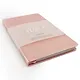 Записная книжка А6- 80л кл. "Grace. Розовый перламутр", иск.кожа,интегр.обл., скругл.углы, ляссе - фото 6