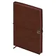 Ежедневник дат. 2026г. А5 176л "Тиволи глосс" коричневый, кожзам, мягк. переплет, застёжка-резинка, блинт.тиснение, офсет, справ.мат-лы, ляссе, инд.уп - фото 3