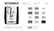 Набор маркеров SKETCHMARKER BRUSH Gray Set 12шт серые оттенки + сумка органайзер - фото 1
