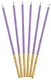 Набор свечей для торта Violet (фиолетовые) (6шт) (15см) (12-7color-candle_16) - фото 3