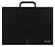 Портфель А4 черный пластик, пласт.ручка, Schiller - фото 12