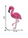 Термонаклейки Фламинго с блестками, 8х11см - фото 2