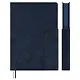 Ежедневник дат. 2026г. А5 176л "Тиволи глосс" синий, кожзам, тв.переплет, блинт.тиснение, офсет, справ.мат-лы, закругл.углы, 2 ляссе, инд.уп - фото 2