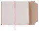 Ежедневник недатированный А6+ 120 листов "Плезир" беж. и розовый, кожзам, твердый переплет - фото 5