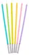Набор свечей для торта Mix (разноцветные) (6шт) (15см) (12-7color-candle_17) - фото 3