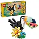 31173 Конструктор детский LEGO Creator 3-in-1 Дикие животные: тропический тукан, 225 деталей, возраст 7+ - фото 1