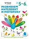 Развиваем интеллект и моторику: для детей 5–6 лет (с наклейками) - фото 1