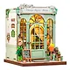 CWGC201 Конструктор интерьерный  – сборный домик CuteBee - Магазин цветов "Елисейские Поля", 199 деталей (материалы: дерево, картон, пластик, металл), со световыми эффектами (подсветка интерьера), с питанием от 2хААА батареек (не включены), серия DIY, воз - фото 10