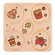 Набор спонжей для макияжа Kawaii (бежевый) (5шт) (12-03122026-22) - фото 4
