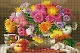 Алмазная мозаика Яркий пышный букет, 22*32 см. - фото 4