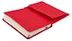 Записная книжка «Очень красный» А6, 96 листов в клетку, экокожа, Joy Book - фото 4