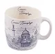 Кружка фарф.мал.рис.синий Коллаж .СПб - фото 3