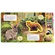 Лесные животные. Книжка с мягкими пазлами и заданиями - фото 2