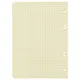 Сменный блок для тетради на кольцах, жёлтый, 50 листов - фото 2