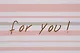 Пакет А5 18*23*10 "For you" жен., бум., тиснение надпись - фото 3