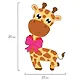 Набор для творчества Аппликация из фетра, Жираф, основа 20*15см, ЮНЛАНДИЯ, 662385 - фото 4