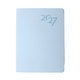 Ежедневник дат. 2027г. А6 176л "Soft Touch" голубая матча, иск.кожа, интегр.переплет, тонир.блок, скругл.углы, ляссе, инд.уп - фото 2