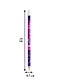 Карандаш Colorful style violet, чернографитный HB с ластиком - фото 2