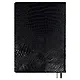 Ежедневник недат. А5+ 160л 175*245 "Аллигатор" черный, кожзам, тв.переплет, обл.поролон, блинтовое тиснение, офсет, ляссе, подар.упаковка - фото 8