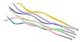 Набор свечей для торта Mix Wave (волны разноцветные) (6шт) (17см) (12-7color-candle_20) - фото 3