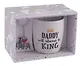 Подарочный набор Кружка и брелок-I love Papa Daddy is always be a king (коробка) (керамика) (12-topsun-202409-02) - фото 3