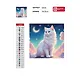 Алмазная мозаика "Лунный кот" 30*30 см - фото 3