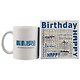 Подарочная коробка «Happy birthday», синяя, средняя - фото 4