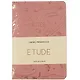 Записная книжка А6 80л лин. "ETUDE" иск.кожа, поролон, тв.переплет, тиснение фольгой, ляссе, инд.уп. - фото 1