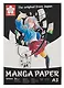 Скетчбук А3 20л "Manga" 250г/м2, гладкое зерно - фото 1