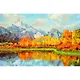 Картина стразами (алмазная мозаика) 40x50 см, ОСТРОВ СОКРОВИЩ "Осень в горах", без подрамника,662581 - фото 1
