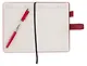 Набор канцелярский "Red" книга для записей, ручка шариковая - фото 6