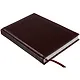 Ежедневник недат. А5 160л "Сариф эконом" коричневый, кожзам, тв.переплет, обл.поролон, офсет, ляссе - фото 2