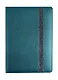 Ежедневник недат. А5 160л "Напп" зеленовато-голубой металлик, кожзам, тв.переплет, обл.поролон, тонир.блок, на резинке из страз, ляссе, Escalada - фото 1