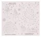 Новогоднее оконное украшение с раскраской Веточка и снежинки (15,5x17,5) (94293) - фото 3