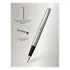 Ручка перьевая Parker, Jotter Stainless Steel CT, подарочная - фото 6