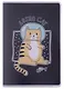 Записная книжка А7 80л кл. "ASTRO CAT" в ПВХ-обложке, тонир.внутр.блок - фото 1